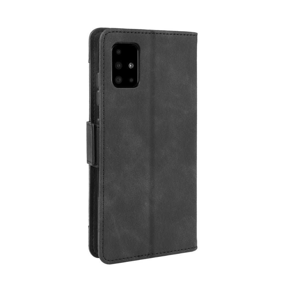 With Stand PU Leather Cover with Multiple Card Slots for Samsung Galaxy A51 5G SM-A516