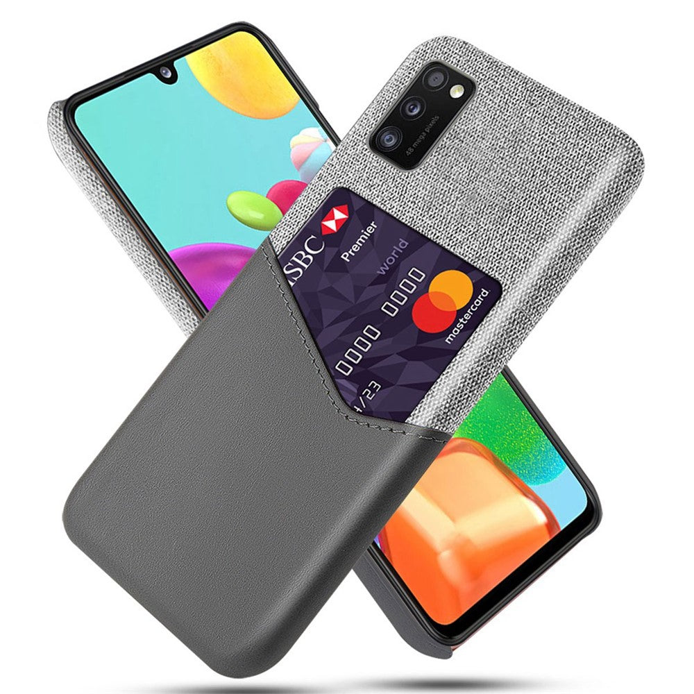 PU-läderbelagt PC-mobilskal med kortplats för Samsung Galaxy A41 (global version)