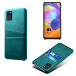 PU-læderbelagt hårdt pc-cover til Samsung Galaxy A31