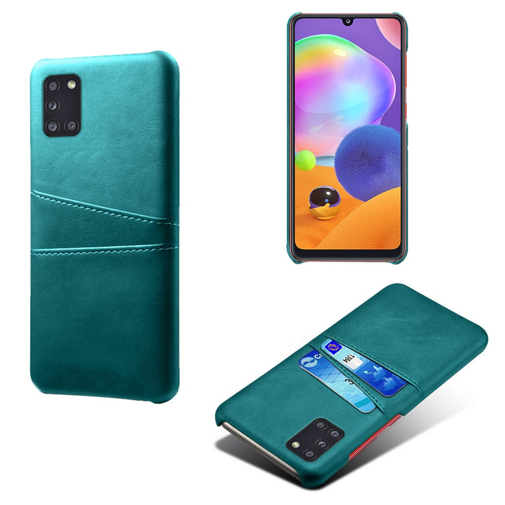 PU-læderbelagt hårdt pc-cover til Samsung Galaxy A31