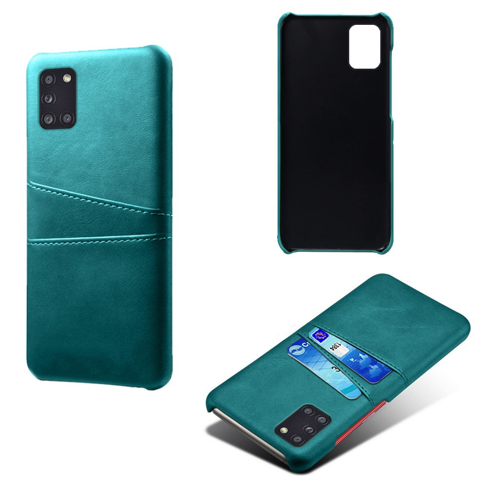 PU-læderbelagt hårdt pc-cover til Samsung Galaxy A31