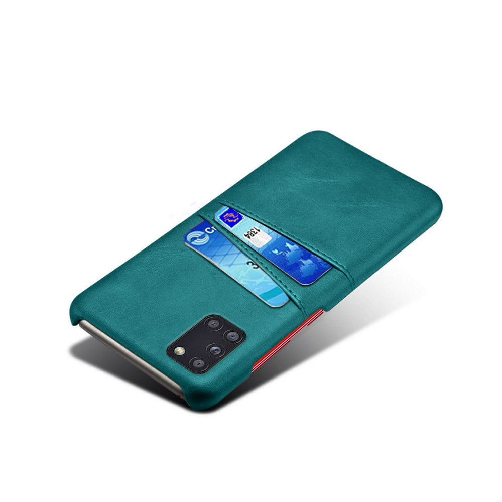 PU-læderbelagt hårdt pc-cover til Samsung Galaxy A31