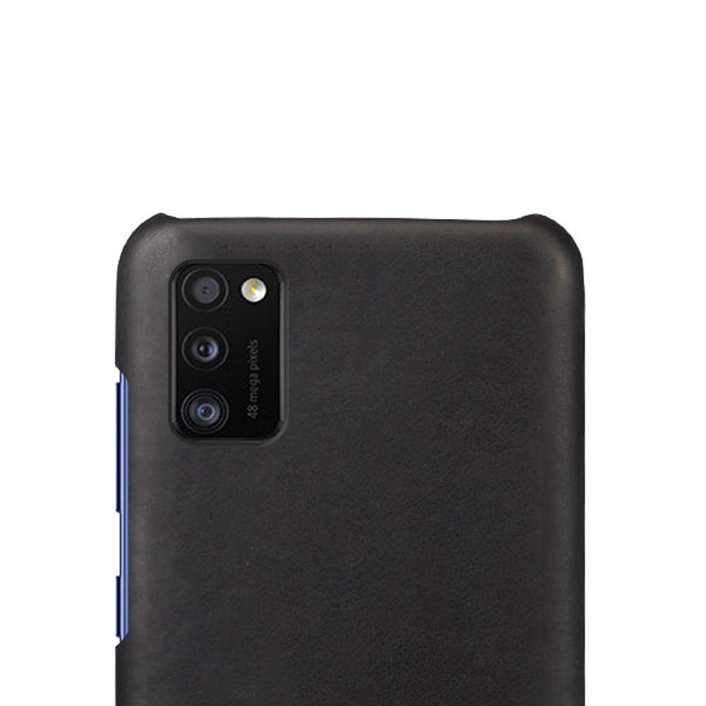 Crazy Horse PU-læderbelagt pc-beskyttelsescover til Samsung Galaxy A41 (global version)