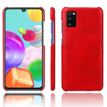 Crazy Horse PU-læderbelagt pc-beskyttelsescover til Samsung Galaxy A41 (global version)