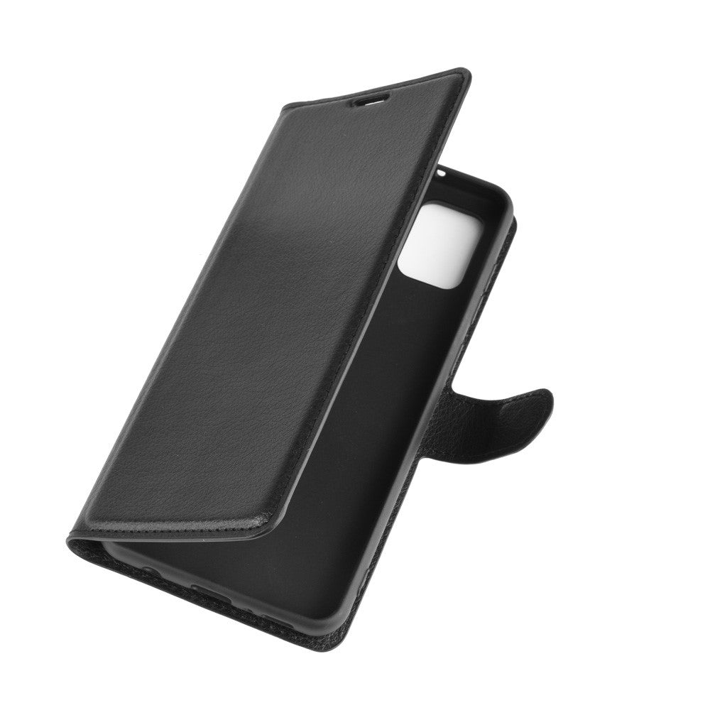Litchi Texture Mobile Phone Shell Wallet Leather Cool Cover for Samsung Galaxy A21s Supporting Stand Phone Case