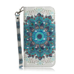 Pattern Printing Light Spot Decor Leather Wallet Phone Case Cover for Samsung Galaxy A31