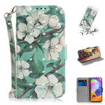 Pattern Printing Light Spot Decor Leather Wallet Phone Case Cover for Samsung Galaxy A31