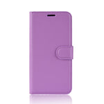 Litchi-overflade med tegnebogsetui i læder til Samsung Galaxy A51 5G SM-A516