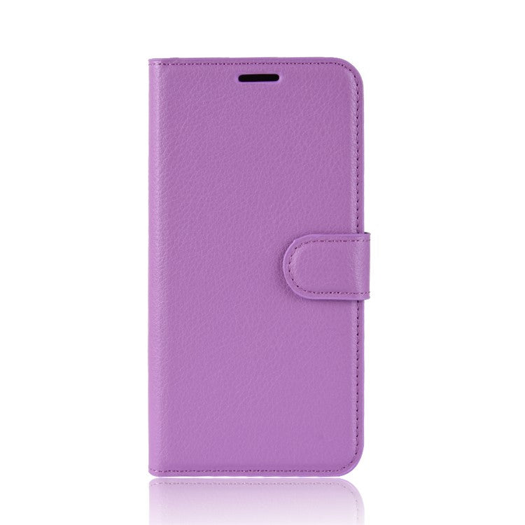 Litchi-overflade med tegnebogsetui i læder til Samsung Galaxy A51 5G SM-A516