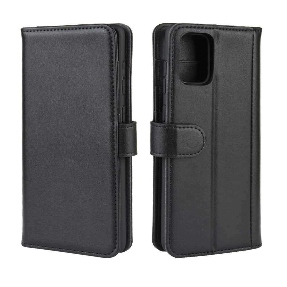 For Samsung Galaxy A51 5G SM-A516 Phone Cases Genuine Split Leather Wallet Mobile Cover Stand