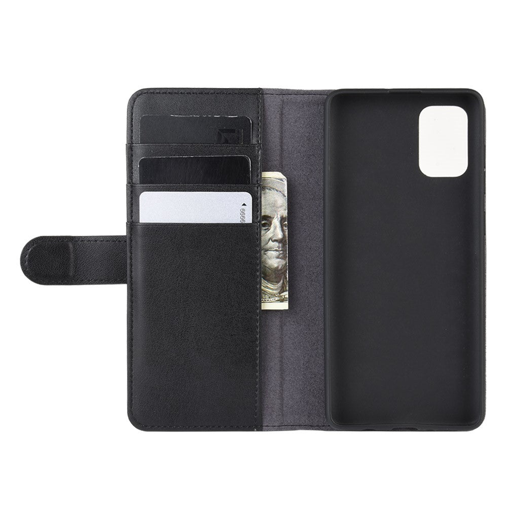 For Samsung Galaxy A51 5G SM-A516 Phone Cases Genuine Split Leather Wallet Mobile Cover Stand