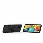 Cool Guard Ring Holder Kickstand PC TPU Hybrid Case Protective Shell for Samsung Galaxy A51 5G SM-A516