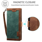 Stylish Retro Splicing Leather Cool Shell for Galaxy A31