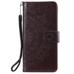 Imprint Flower Leather Cool Wallet Case for Samsung Galaxy A31