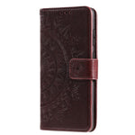 Imprint Flower Leather Cool Wallet Case for Samsung Galaxy A31