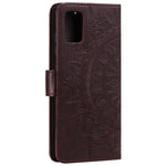 Imprint Flower Leather Cool Wallet Case for Samsung Galaxy A31