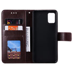 Imprint Flower Leather Cool Wallet Case for Samsung Galaxy A31