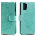 Imprint Flower Leather Cool Wallet Case for Samsung Galaxy A31