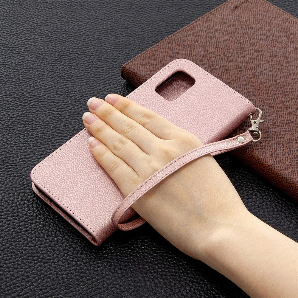 Litchi Surface Wallet Leather Stand Case for Samsung Galaxy A31