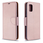 Litchi Surface Wallet Leather Stand Case for Samsung Galaxy A31
