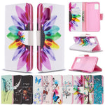 Pattern Printing Leather Wallet Protective Case for Samsung Galaxy A31