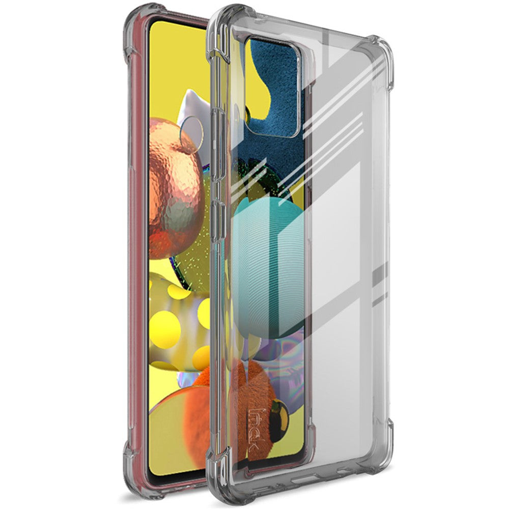 IMAK Silky Anti-drop TPU Soft Phone Case + Screen Film for Samsung Galaxy A51 5G SM-A516