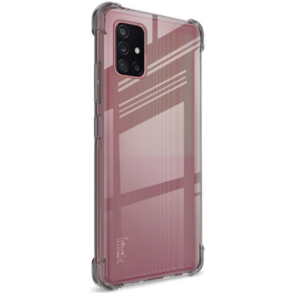 IMAK Silky Anti-drop TPU Soft Phone Case + Screen Film for Samsung Galaxy A51 5G SM-A516