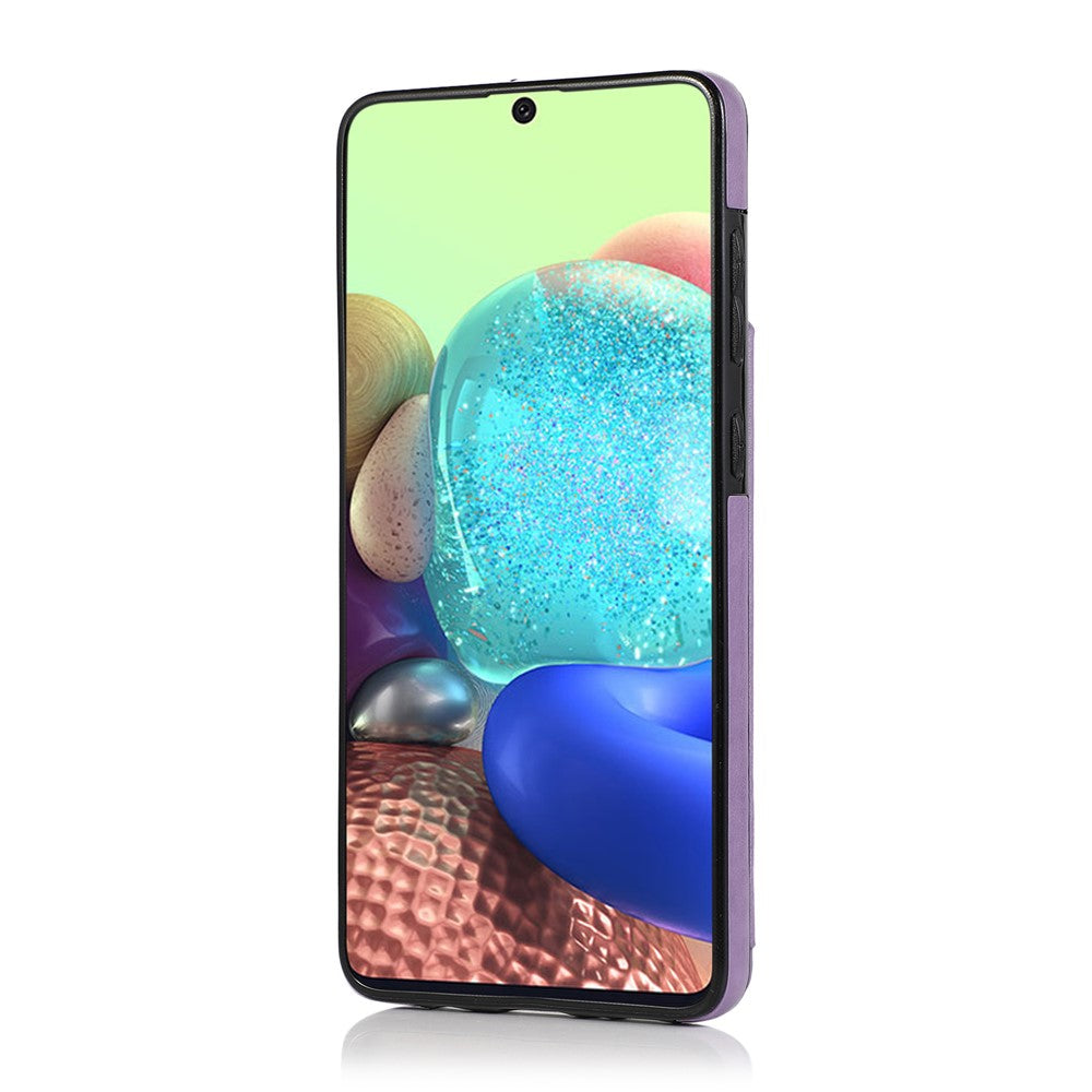 Imprint Mandala Flower PU Leather + TPU Shell for Samsung Galaxy A71 SM-A715