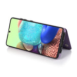 Imprint Mandala Flower PU Leather + TPU Shell for Samsung Galaxy A71 SM-A715