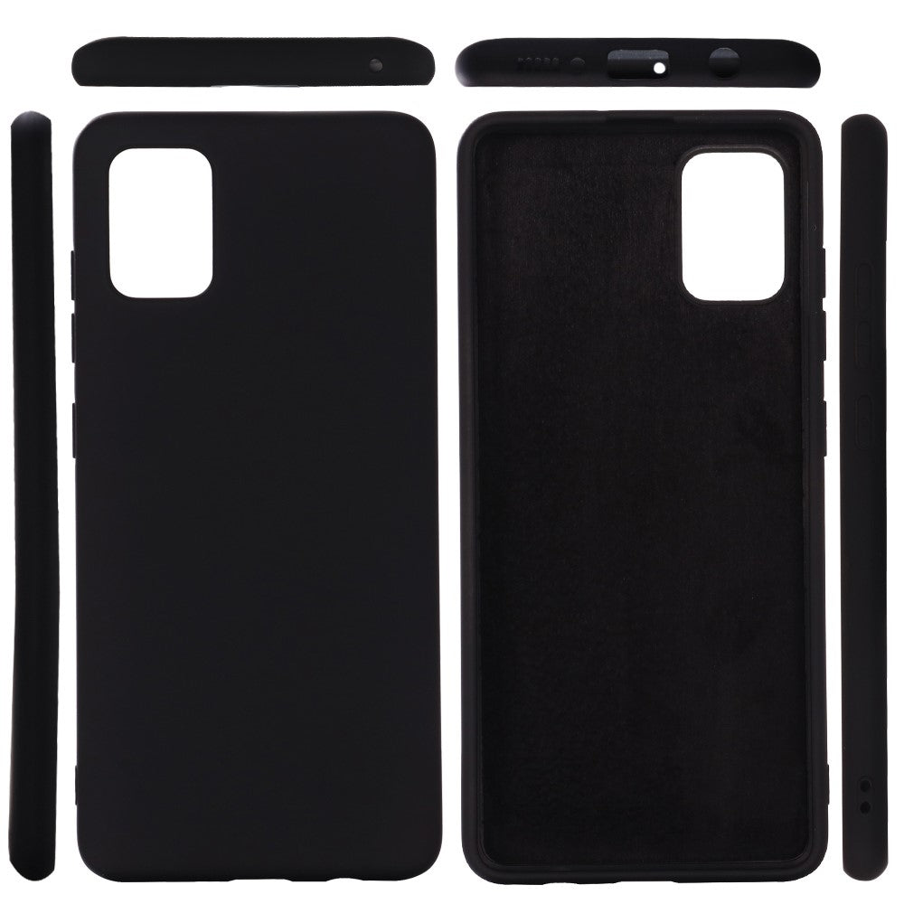Fleksibelt flydende silikone telefonbeskyttelsescover til Samsung Galaxy A51 5G SM-A516