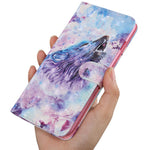 Light Spot Decor Pattern Printing Wallet Stand Leather Case with Strap for Samsung Galaxy A51 5G SM-A516
