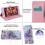 Light Spot Decor Pattern Printing Wallet Stand Leather Case with Strap for Samsung Galaxy A51 5G SM-A516