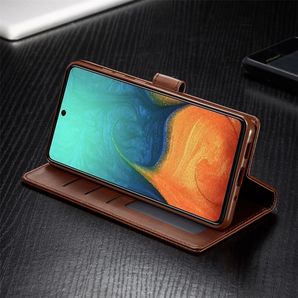 LC.IMEEKE Leather with Wallet Case for Samsung Galaxy A51 5G SM-A516