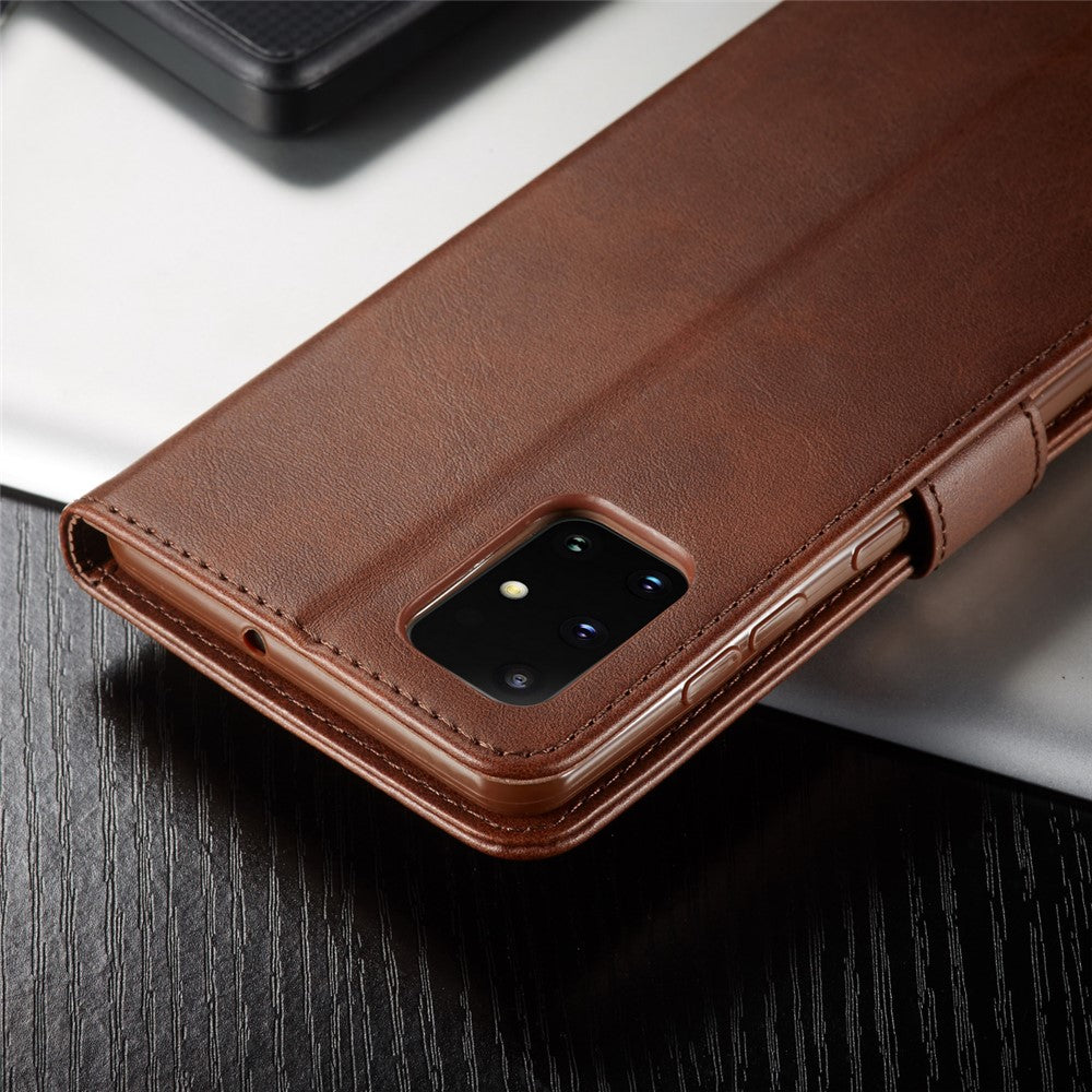 LC.IMEEKE Leather with Wallet Case for Samsung Galaxy A51 5G SM-A516