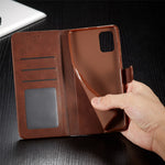 LC.IMEEKE Leather with Wallet Case for Samsung Galaxy A51 5G SM-A516