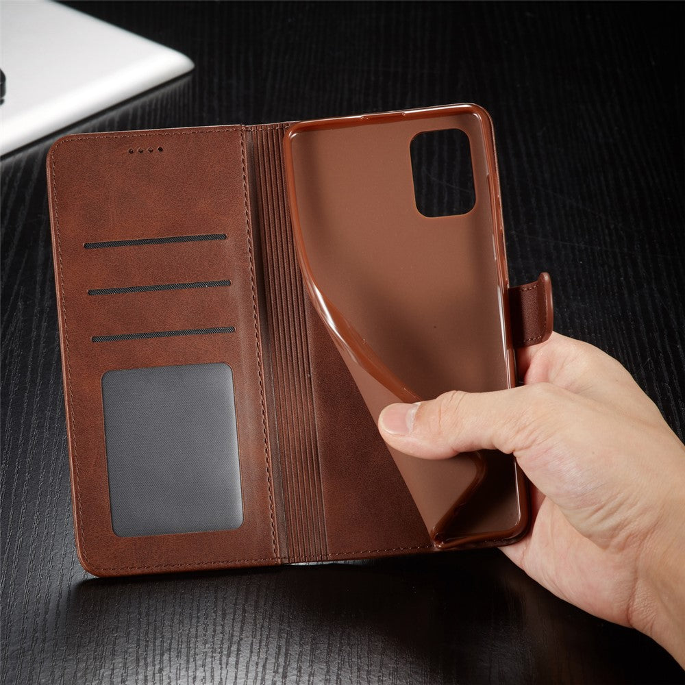 LC.IMEEKE Leather with Wallet Case for Samsung Galaxy A51 5G SM-A516