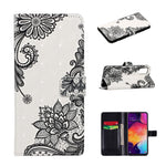 Ljuspunktsdekor Mönstertryck Plånboksfodral Läderfodral till Samsung Galaxy A41 (Global Version)