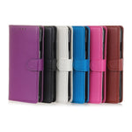 Litchi Tekstur PU Læderpung Flip Cover til Samsung Galaxy Note20 Ultra/Note20 Ultra 5G - Sort