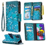 BF03 Pattern Printing Leather Mobile Case with Zipper Wallet for Samsung Galaxy A51 SM-A515