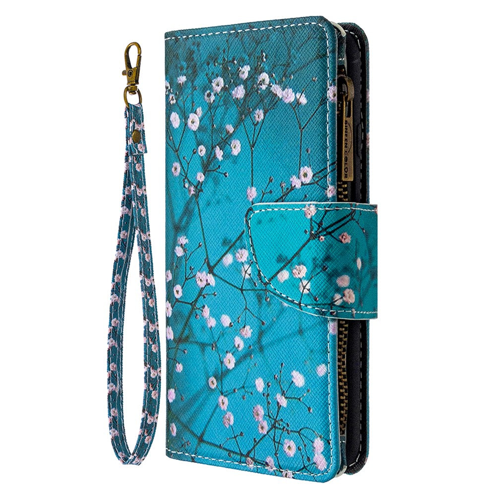 BF03 Pattern Printing Leather Mobile Case with Zipper Wallet for Samsung Galaxy A51 SM-A515