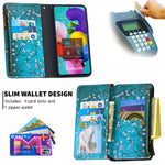 BF03 Pattern Printing Leather Mobile Case with Zipper Wallet for Samsung Galaxy A51 SM-A515