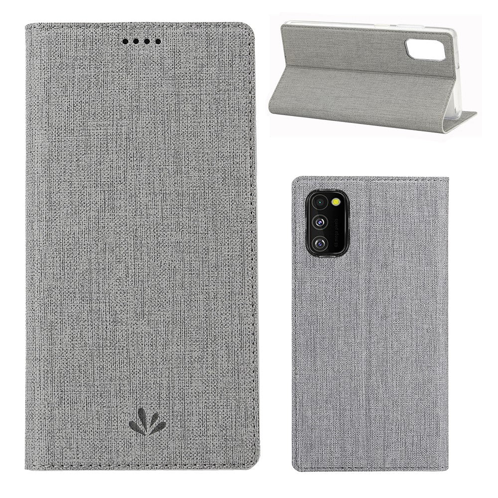 VILI DMX Card Holder Leather Stand Shell Phone Cover for Samsung Galaxy A41 (Global Version)