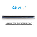 VILI DMX Card Holder Leather Stand Shell Phone Cover for Samsung Galaxy A41 (Global Version)