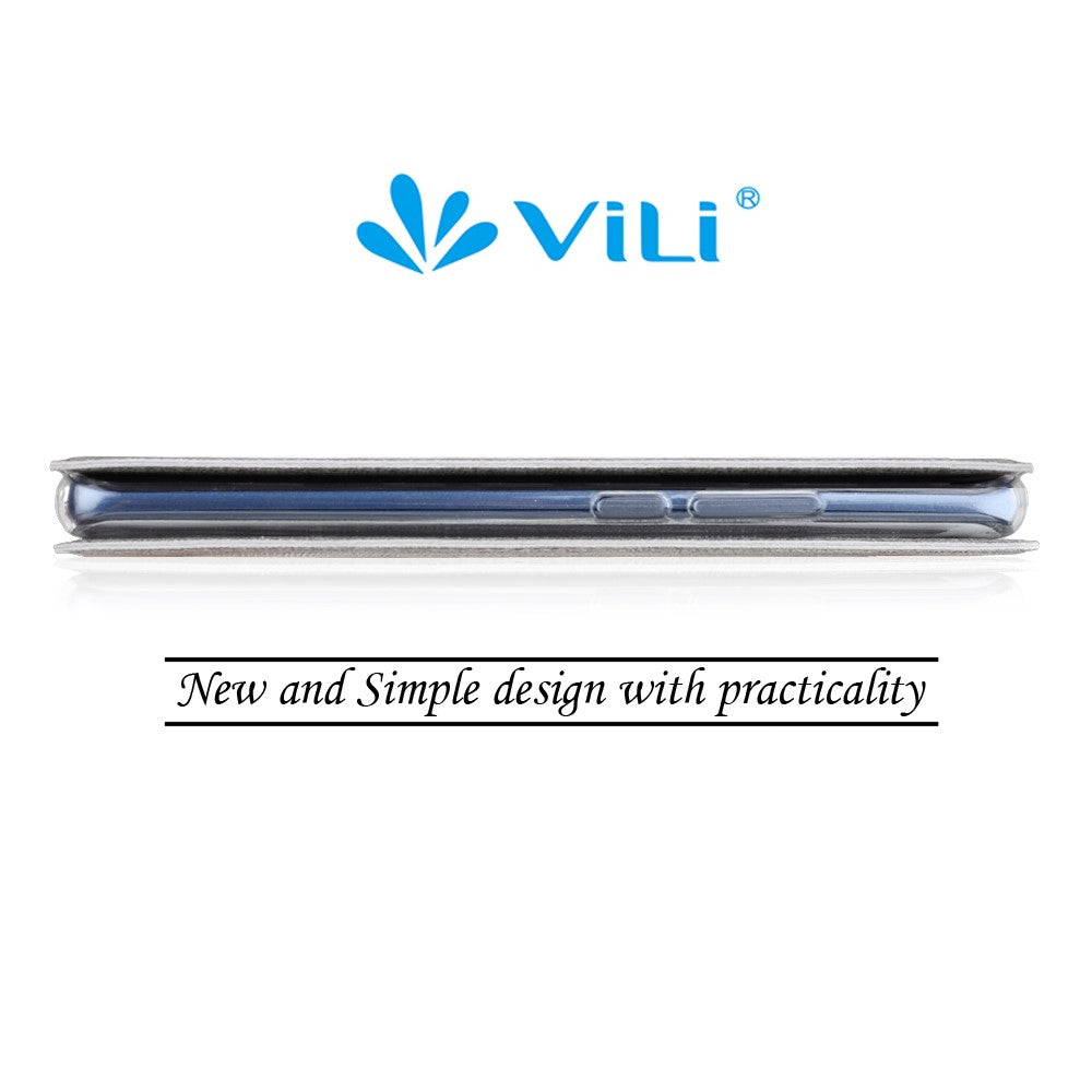 VILI DMX Card Holder Leather Stand Shell Phone Cover for Samsung Galaxy A41 (Global Version)