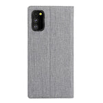 VILI DMX Card Holder Leather Stand Shell Phone Cover for Samsung Galaxy A41 (Global Version)