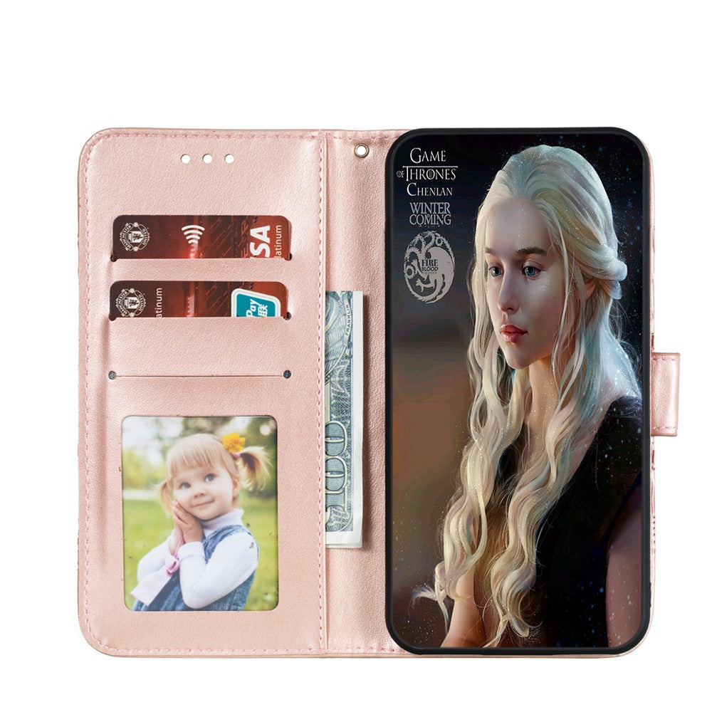 Imprint Mandala Flower Leather Shell for Samsung Galaxy A21s