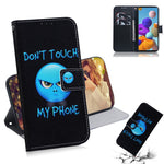 Mønstertrykt PU-læderpungcover til Samsung Galaxy A21s