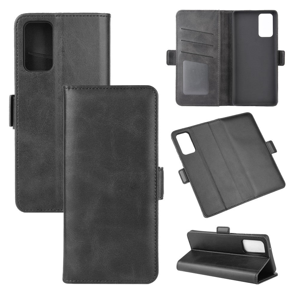 Magnet Adsorption Leather Wallet Stand Phone Case for Samsung Galaxy Note20 / Note20 5G