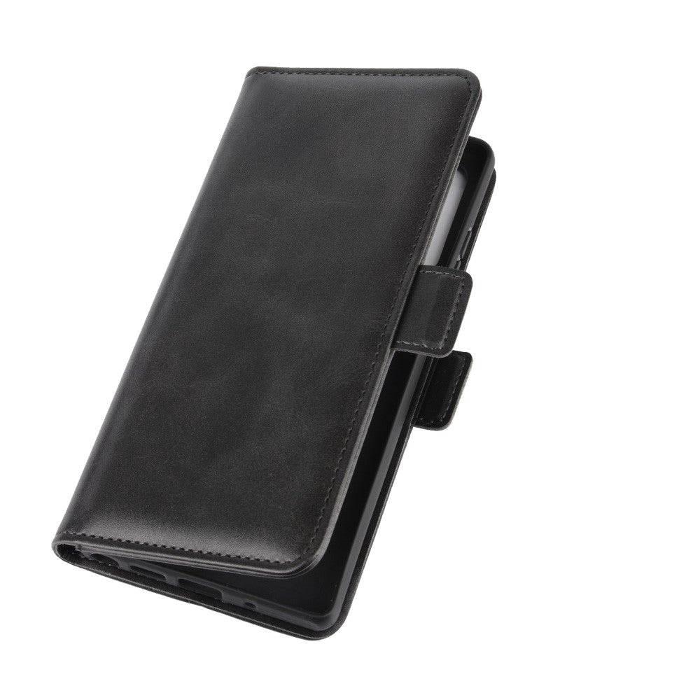 Magnet Adsorption Leather Wallet Stand Phone Case for Samsung Galaxy Note20 / Note20 5G