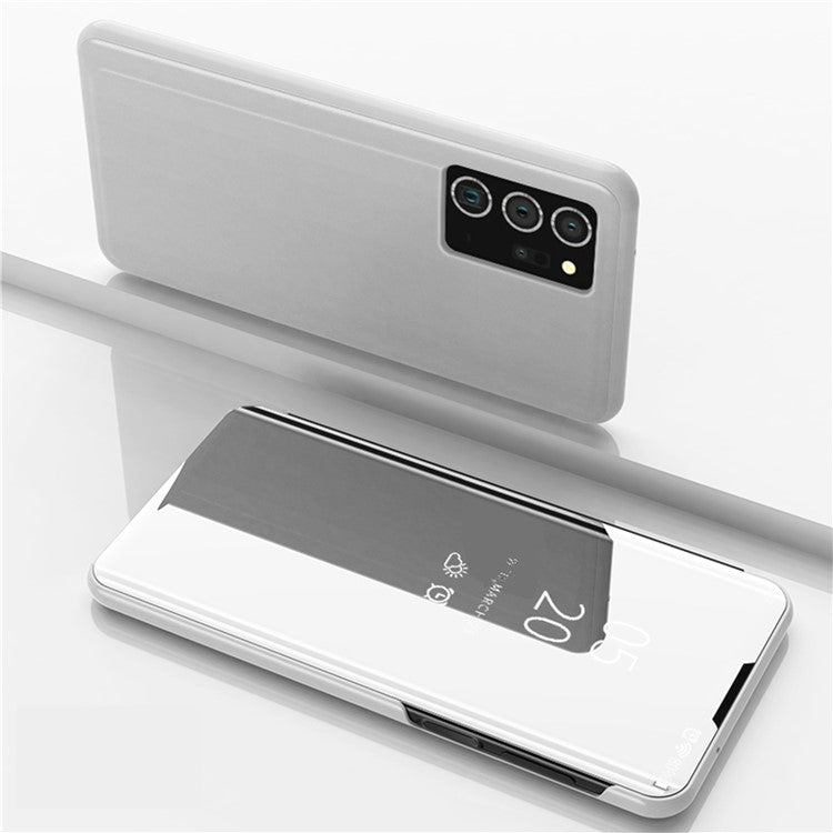 Samsung Galaxy Note20 / Note20 5G Flip Läderfodral med Stativ Helkroppsskyddande mobilfodral